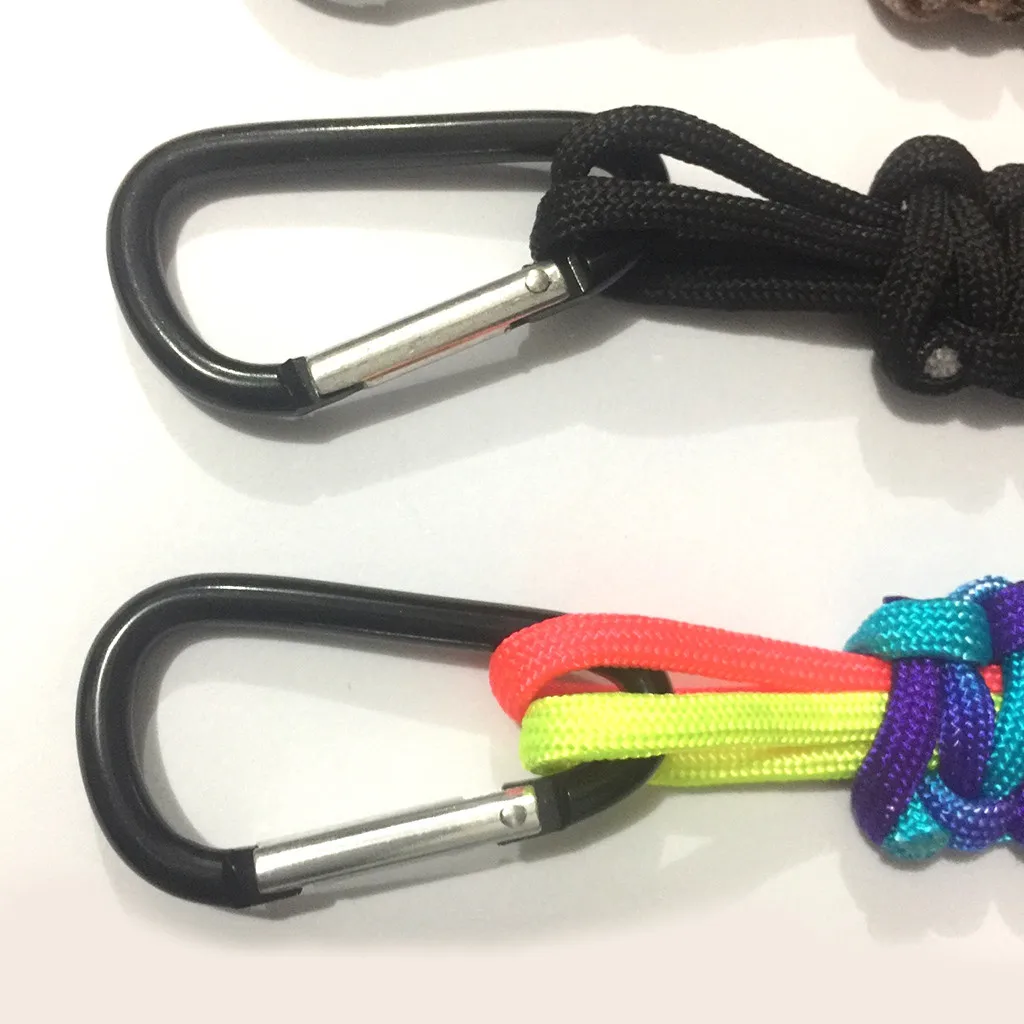 New Ountaineering Key Chain Ideal Aluminum Carabiner D-Ring Keychain Clip Hook Outdoor Buckle Free Shipping | Спорт и развлечения