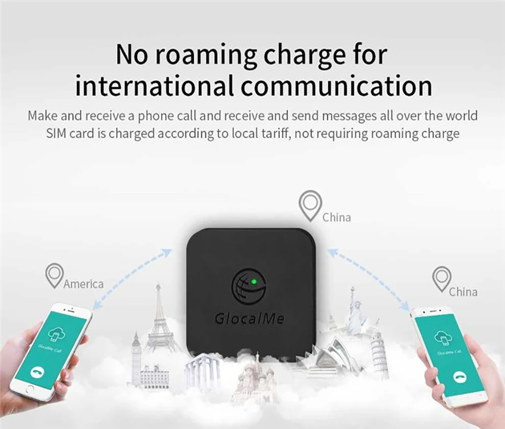 Glocalme Simbox Multi 4 SIM двойной режим ожидания 4G роуминг адаптер для iPhone Android нет необходимости носить работу wi-Fi данные для совершения звонков SMS
