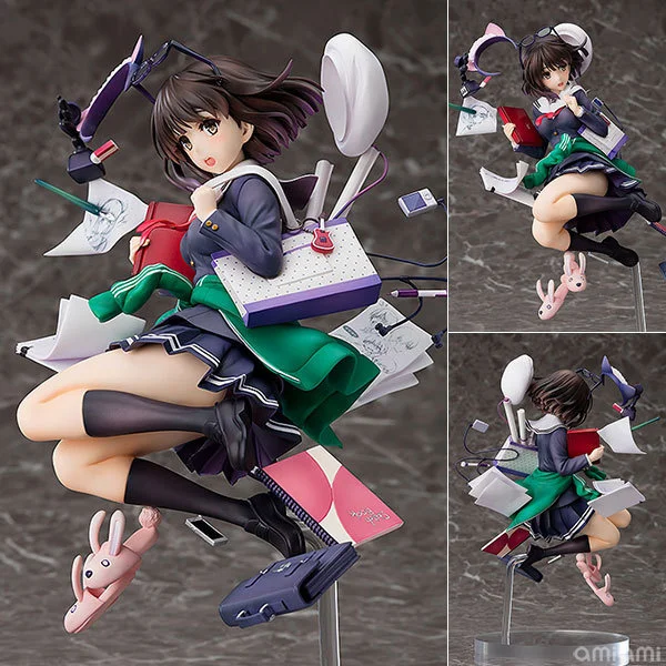 

Anime How to raise her dull Megumi Kato flying attitude cover scene model decoration boxed figure height about 23cm