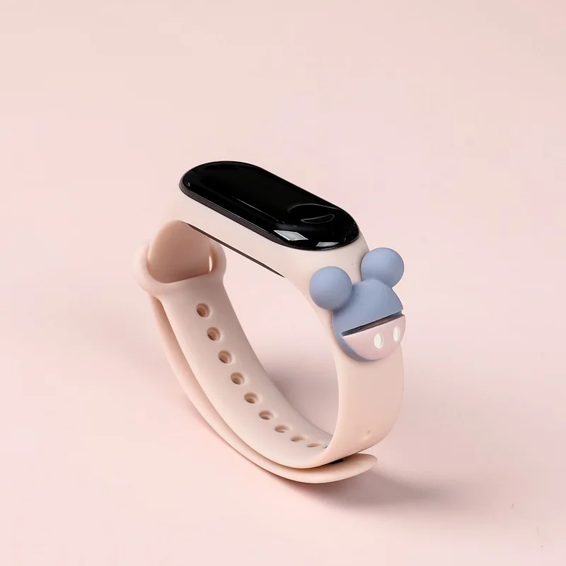 20 kinds Cartoon Animals Bear Strawberry Electronic Watch for Boys 50 Bar Swimming Waterproof LED Watches for Girs Gift Clock images - 6