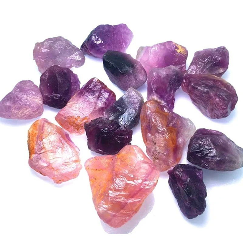 

100g Natural Colorful Fluorite Raw Gemstone Quartz Mineral Gravel Specimen