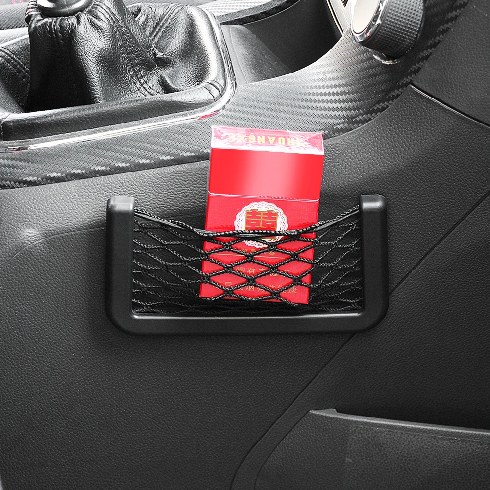 Car Organizer Storage Bag Net Pocket Accessories for Audi A4 A3 A6 C6 B7 B8 B5 Q5 Seat Leon Ibiza Skoda Fabia Superb |