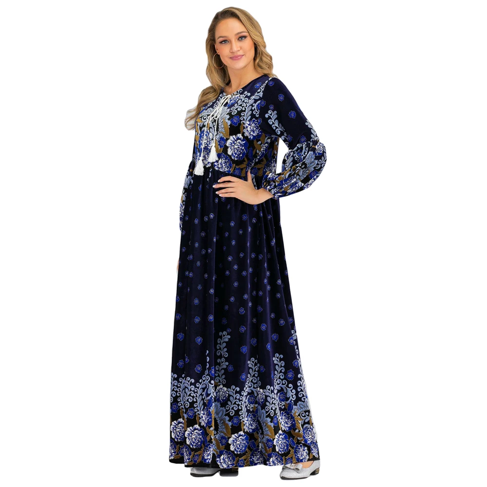 Женское бархатное длинное платье Дубай, длинное платье для Исламской вечеринки, коктейльное платье, Арабская одежда для цзилбаб, Паранджа, ...