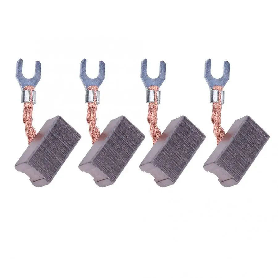 Карбоновые щетки 4 шт. карбоновые для электродвигателей запасные части Сменные