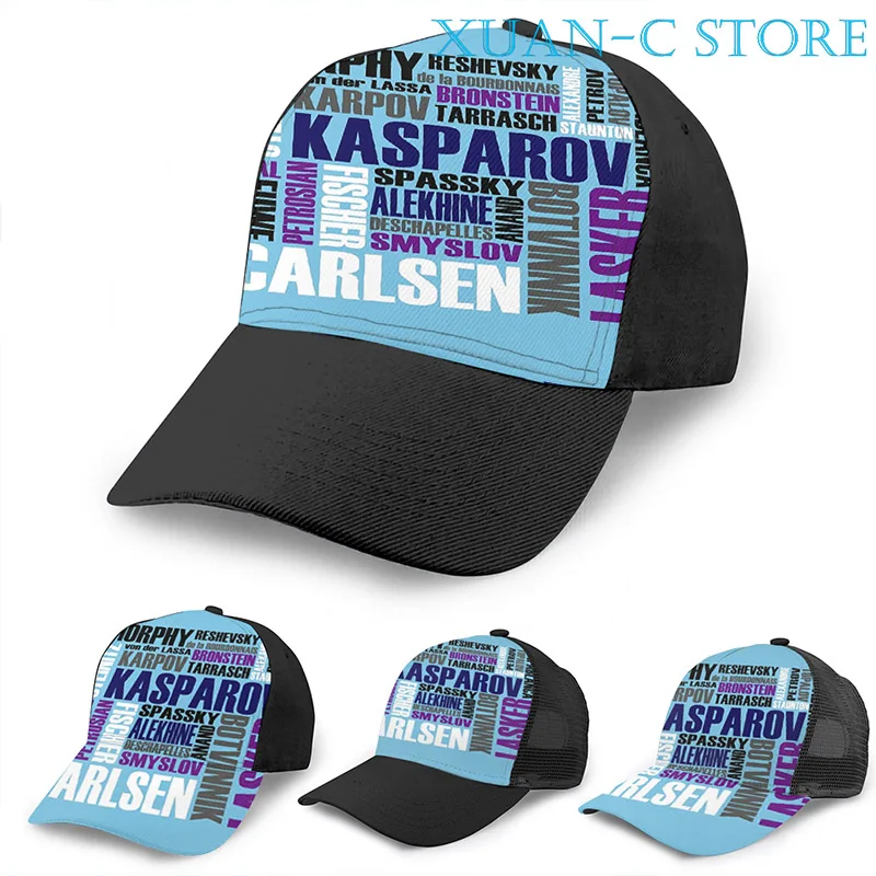 Шахматная Кепка для мужчин и женщин шапка чемпионов дизайнерский стиль с принтом