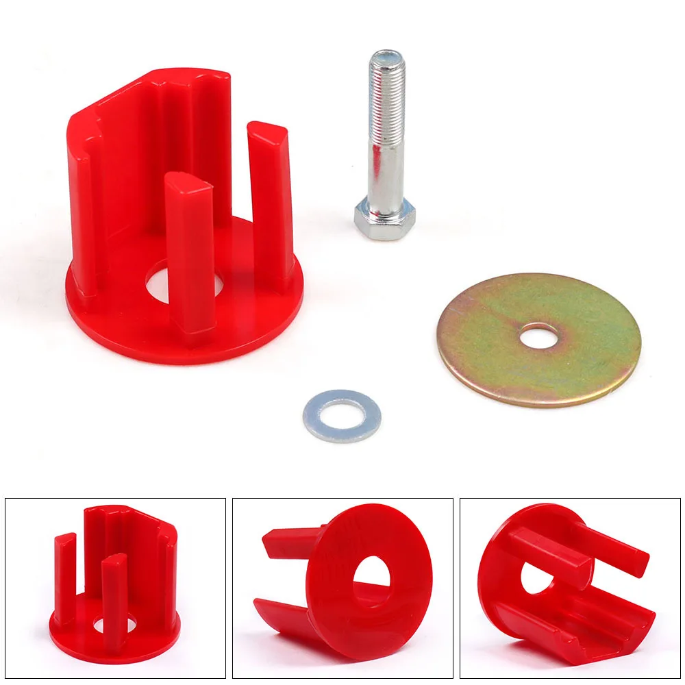 

Seabuy Engine Torque Arm Insert Dog Bone Mount Kit Red For VW Golf GTI Rabbit Passat Tiguan EOS Audi A3 Q3 2.0TSI TT102235