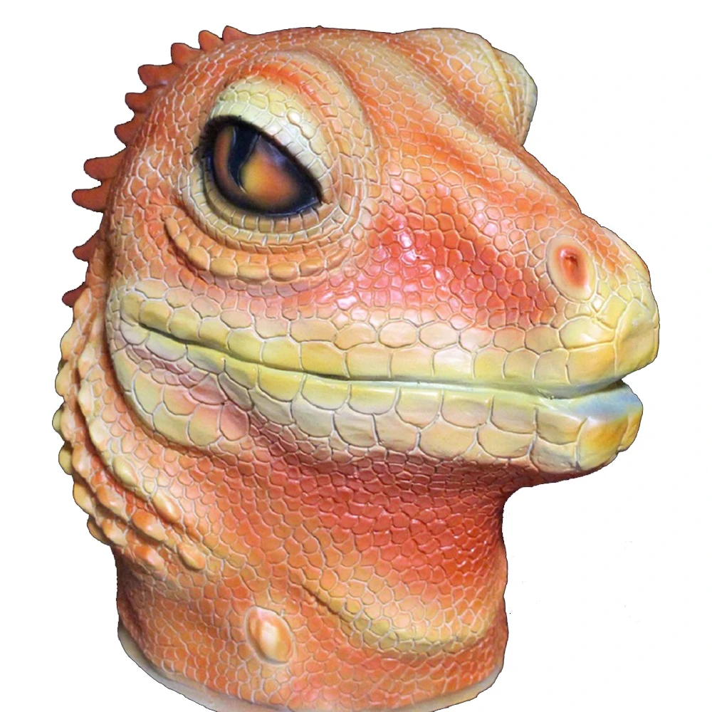 

Lizard Animal Cosplay Full Head Latex Mask Reptile Halloween Costume Party Fancy Dress Carnival Mask