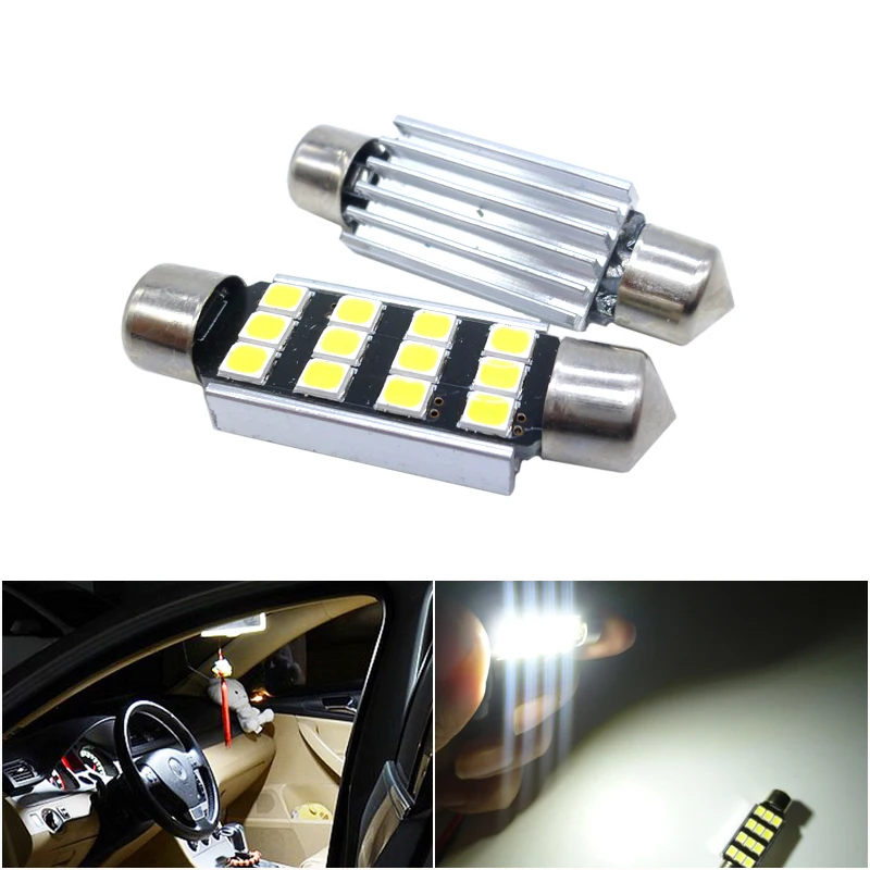 2x Canbus C5W светодиодная гирлянда 31 мм/36 мм/39 мм/41 мм для Volkswagen VW Golf 4 5 6 7 Passat B6 B5 B7 Polo Tiguan