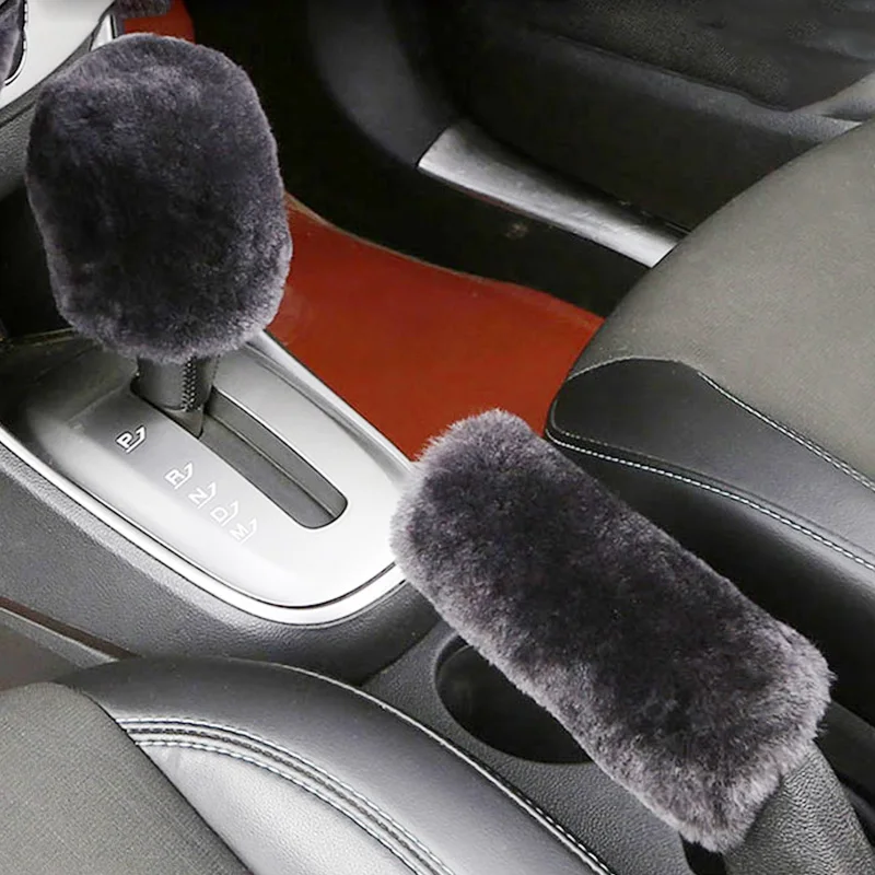 2 предмета автомобилей стояночного тормоза сцепление чехлы из мягкого плюша С