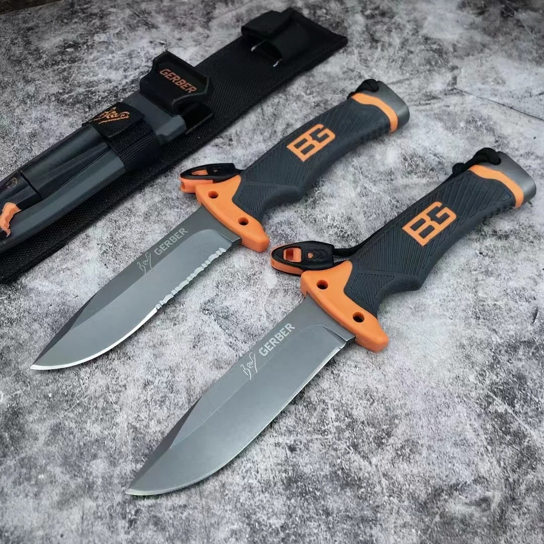 

ToughKeng Military Survival Fixed Blade Knife AUS-8A Steel Badle Outdoor Rescue Knife Favorites Gift Tool