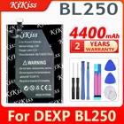 Сменный аккумулятор KiKiss 4400 мАч BL250 для DEXP BL250 BL 250 мобильный телефон