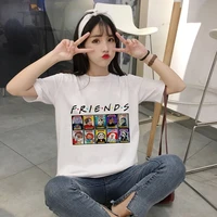 showtly terror villain friends movie hipster o neck short sleeve aesthetic plus size graphic women oversized t shirt graphic