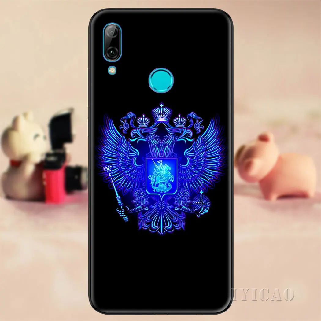 Мягкий чехол с гербом оружия российским флагом IYICAO для Xiaomi Redmi Note 5 6 7 8 Pro 5A Prime 4 4X