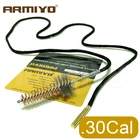 Armiyo. Калибра Чистящая камера для пистолета бронзовая Щетка из нержавеющей щетины очиститель для ружья подходит к AK охотничьим аксессуарам нить 8-32