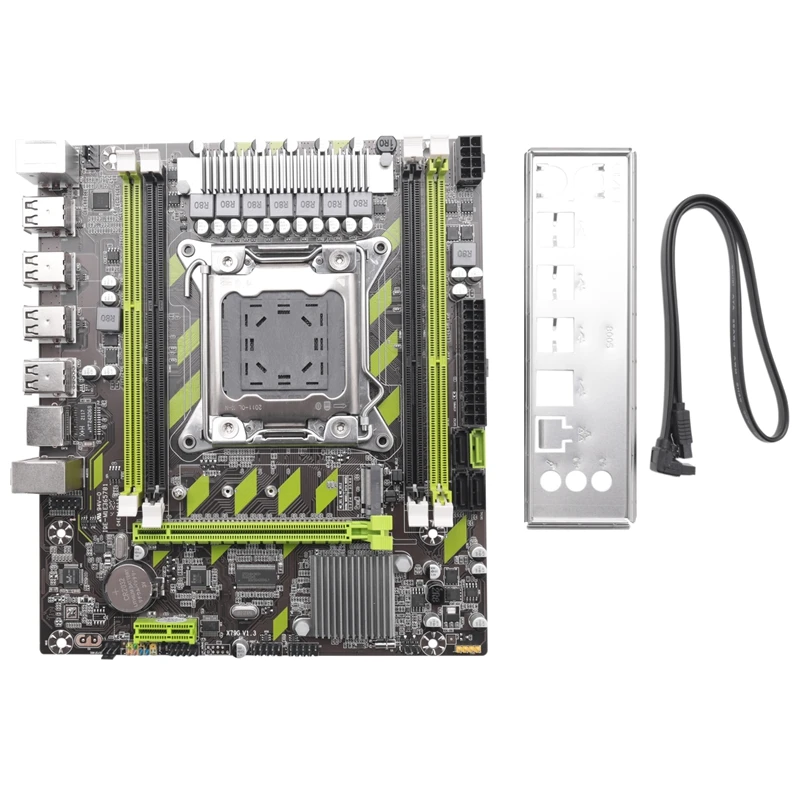 NEW-X79 материнская плата LGA 2011 4 x DDR3 двухканальная память 64 ГБ SATA 3 0 PCI-E 8 USB для