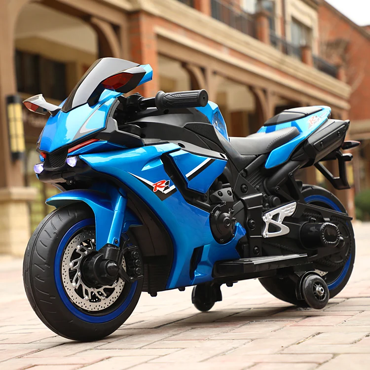 New children's electric toy motorcycle Battery car tricycle Little boy and girl remote control Rechargeable stroller | Игрушки и