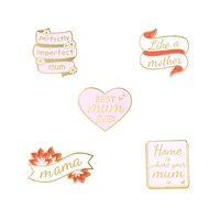 mothers day i like mama best mum pins brooch lapel badges men women fashion jewelry gifts collar hat