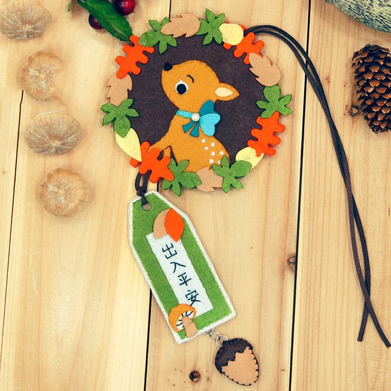 Нетканый набор ручной работы для творчества фетровое украшение сделай сам сумка