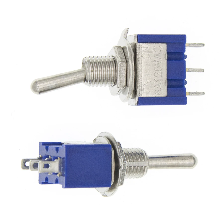 10 шт. миниатюрные переключатели SPDT ON 6A 125 В переменного тока|mini mini|mini toggle switchmini switch