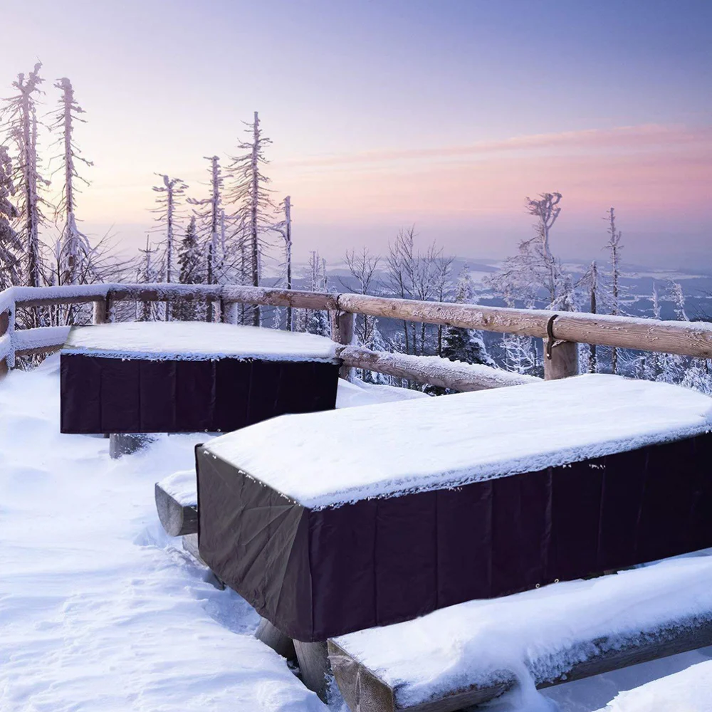 

Outdoor Dust Cover Oxford Cloth Cover Waterproof Dust Guard for Table Furniture Black Black (170x94x70cm)