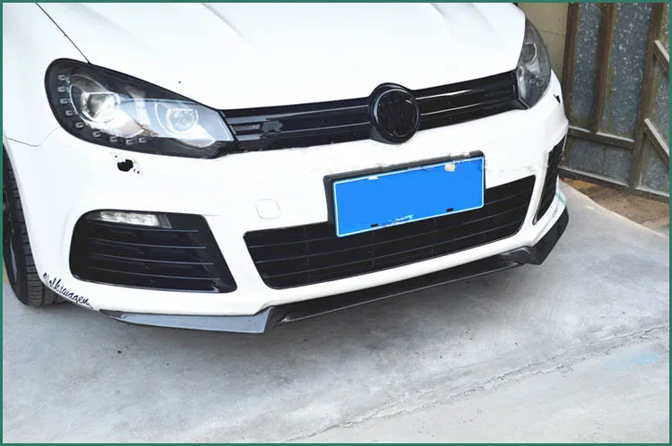 Фартук из углеродного волокна для гонок передних губ для Volkswagen VW Golf R20 R хэтчбек 2 двери только 2010 2011 2012 2013