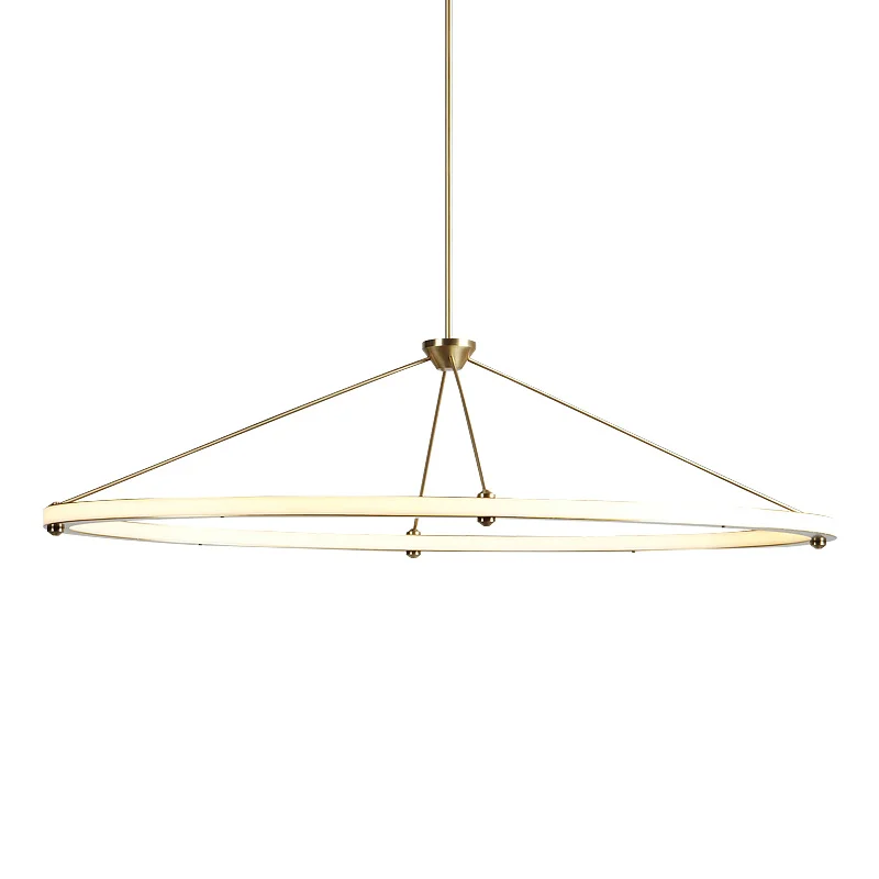 

Современная креативная Круглая Люстра для гостиной, простая дизайнерская Клубная вилла, креативная люстра для спальни