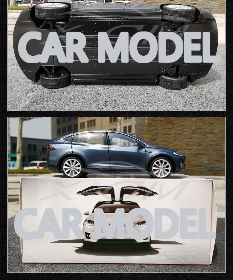 1:18 Масштаб сплава игрушечные транспортные средства TESLA модель X модель автомобиля SUV детских игрушечных автомобилей оригинальные авторизованные детские игрушки