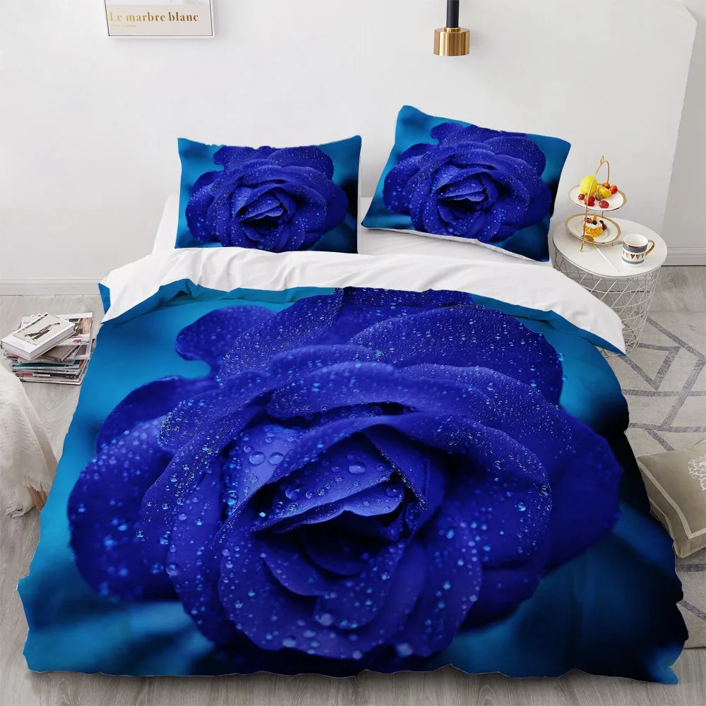 3D Custom Bedding Sets Flower Plant Duvet Quilt Cover Set Comforter Bed Linens Pillowcase King Queen Full Double Home Texitle - купить по