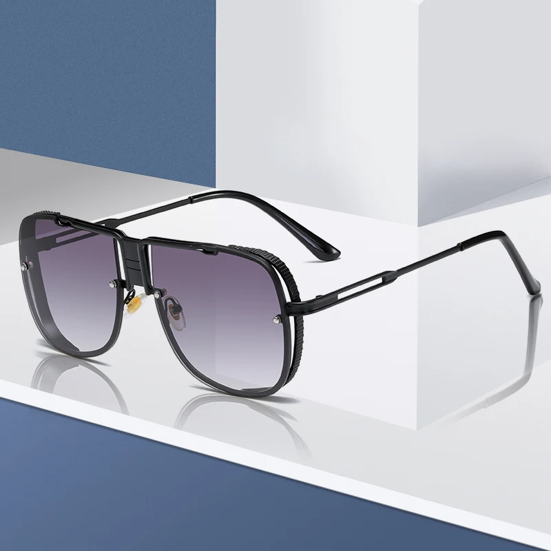 

New Fashion Sunglasses Luxury Brand Designer Women Men Vintage Metal Sun Glasses Retro Eyewear UV400 Shades gafas de sol