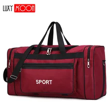 Waterproof Men Sport Travel Bag Women GYM Bags New Red Yoga Fitness Bag Unisex Handbag Large Capacity Nylon Duffle Bag XA165K