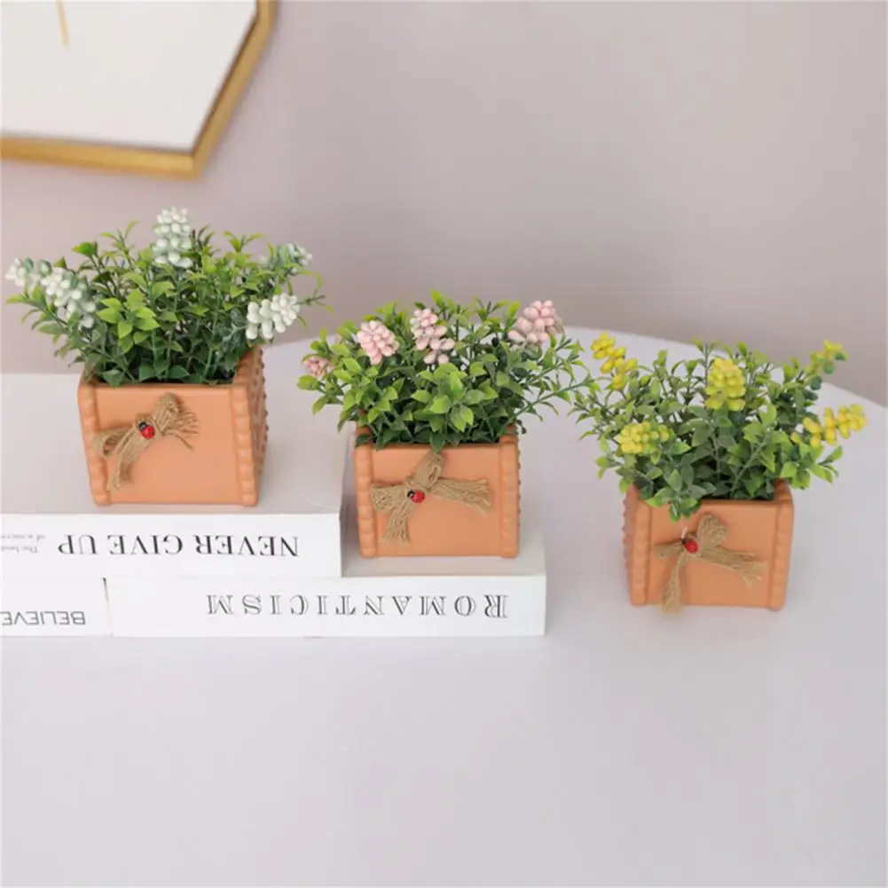 Хороший Искусственный ландшафт набор горшечных растений искусственный цветок