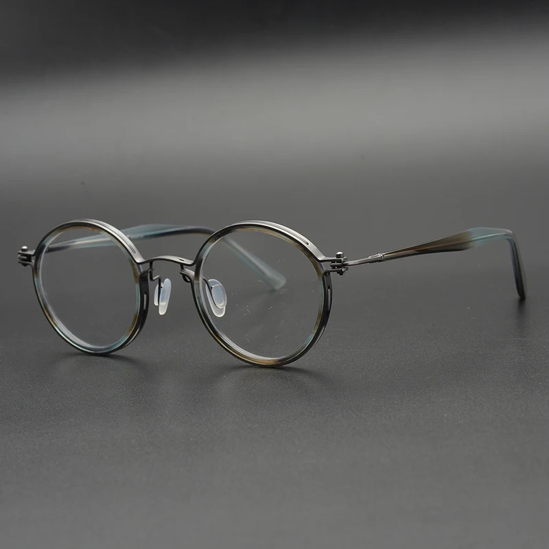Очки Zerosun круглые унисекс брендовые японские очки для мужчин и женщин в винтажном