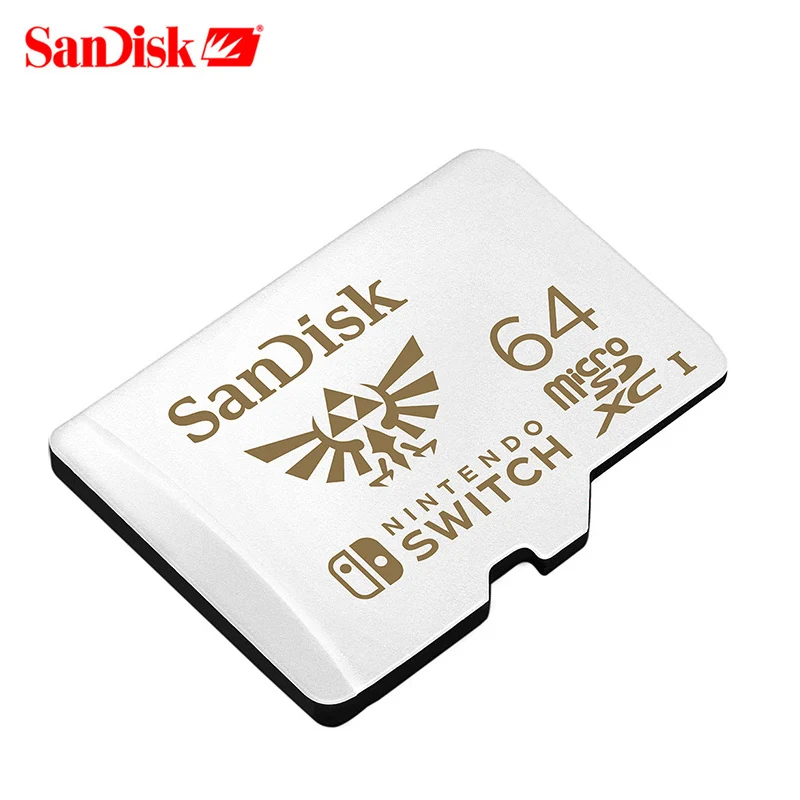 SanDisk nintendo Switch новый стиль 256 ГБ 128 Гб 64 micro SDXC UHS-I карты памяти класс 10 U3 U1 Micro sd TF