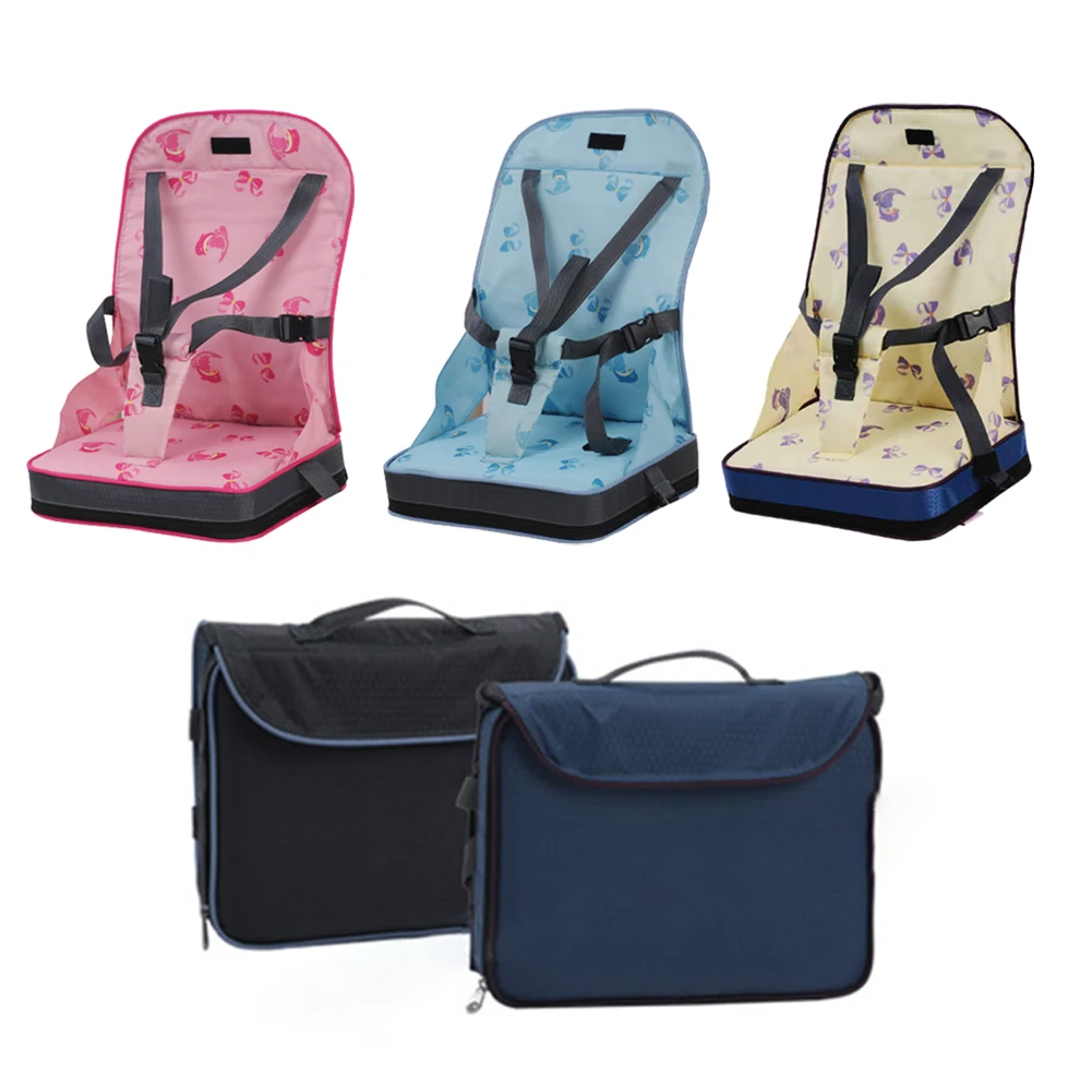 

Baby Dining Chair Bag Baby Portable Seat Oxford Water Proof Fabric Infant Travel Foldable Child Safety Belt Feeding High Chair