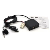 car audio bluetooth aux usb handsfree microphone cable adapter for bmw e60 e63 e64 e66 e81 e82 e70 e90