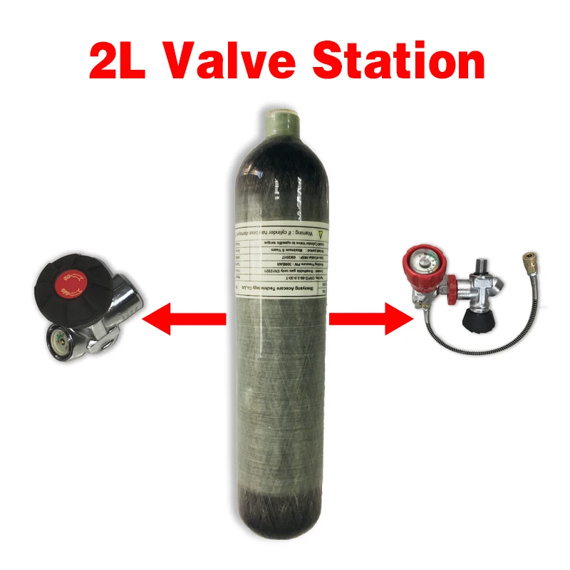 

Баллон Acecare для дайвинга, 2 л, из углеродного волокна, 300 бар