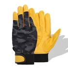 Перчатки QIANGLEAF из воловьей кожи, рабочие, защитные, дышащие, тактические, 508MC
