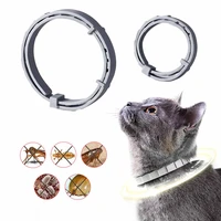 dog and cat collars 8 months anti flea lice mosquitoes silicone adjustable pet collars flea prevention collar accessories