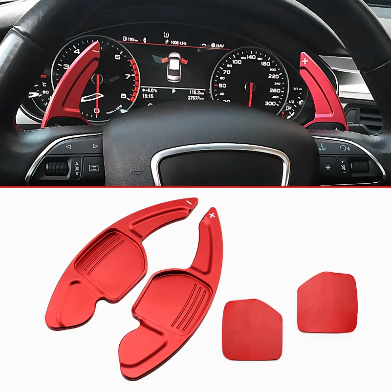 Рулевое колесо Шестерни переключения Paddle расширение аксессуары для Audi Q3 Q5 Q7 A3 A4 B8