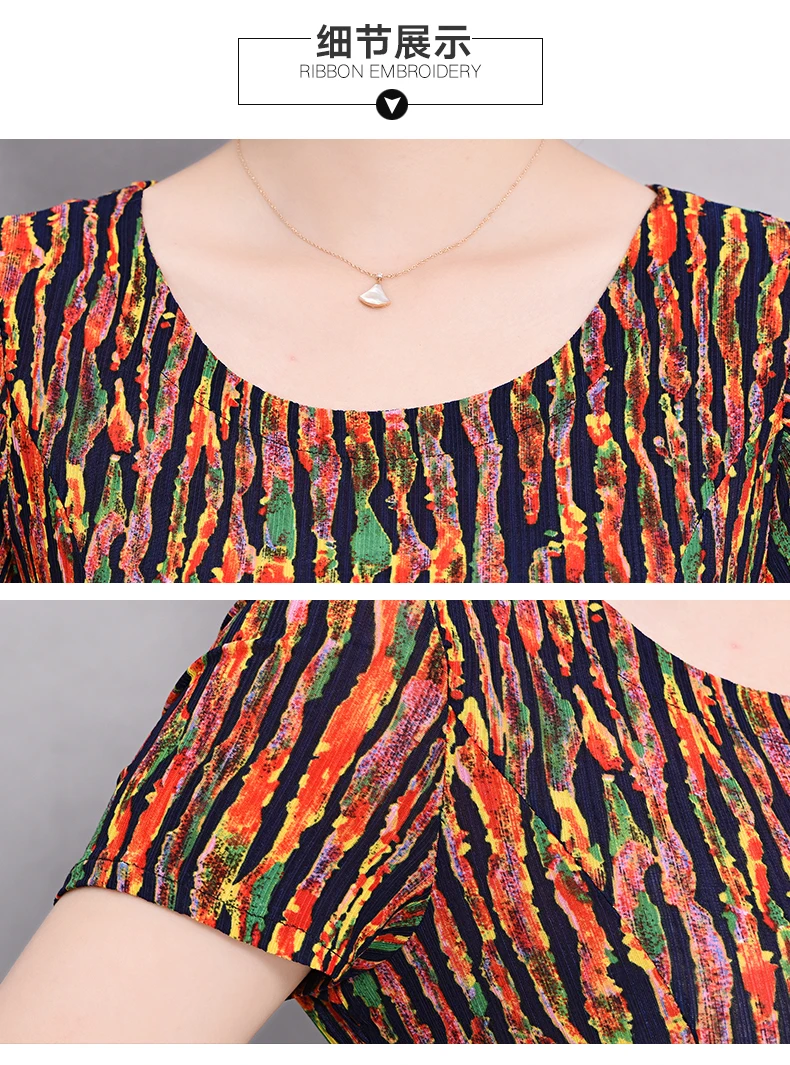 Летние Платья с цветочным принтом для женщин круглым вырезом и короткими