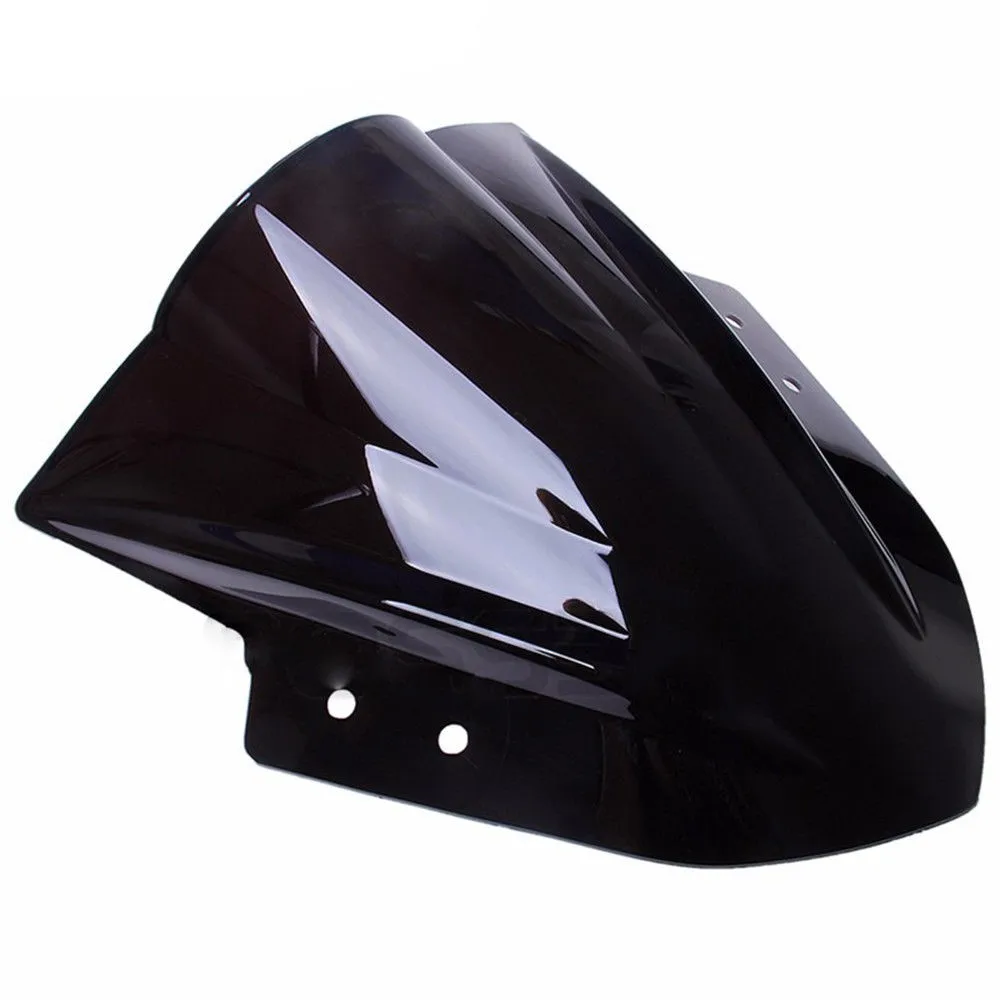 Ветровое стекло для мотоцикла и велосипеда ветрозащитное двойное KAWASAKI Z125 Z250/SL Z300