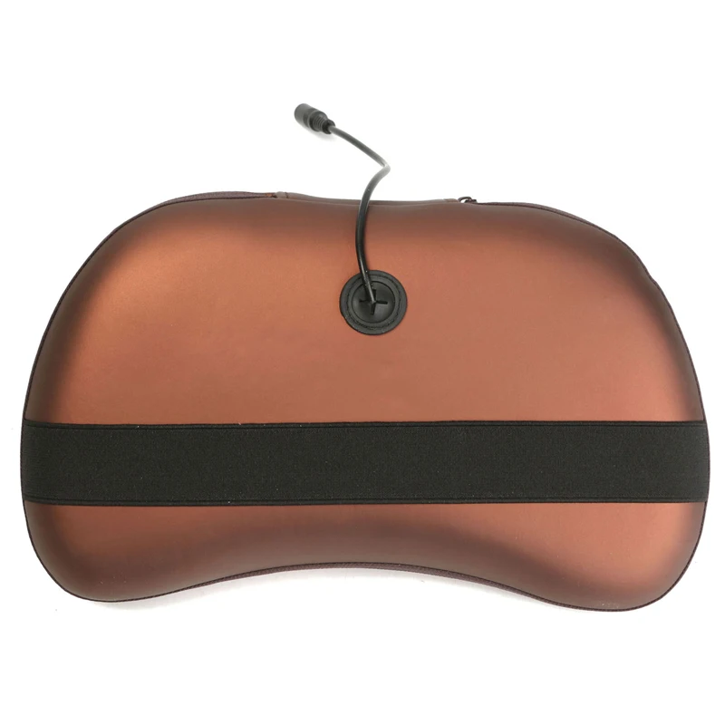 

Car Home Electric Massage Pillow Far Infrared Heated Full Body Massager Cushion Neck Back Shiatsu Kneading Therapy Relax Health