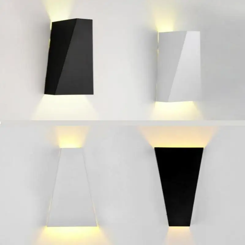 10 Вт алюминиевый квадратный светодиодный настенный светильник AC85 265V COB