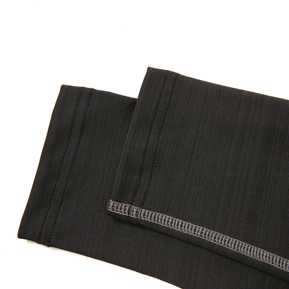 Outto High Collar Compression Shirts Men Gym T-shirts Fitness Rashguard Long Sleeve Top