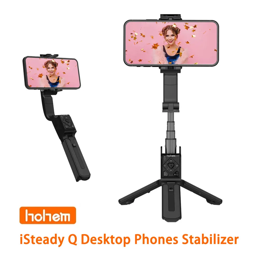Стабилизатор для смартфона Hohem iSteady Q вращающийся на 360 ° ручной настольный