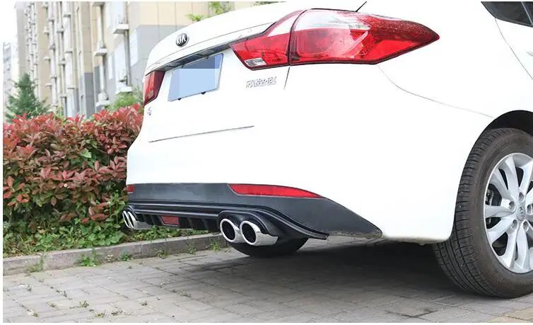 Для Kia Forte K3 ABS задний бампер диффузор защитные бамперы для 2016 2018 Боди Комплект