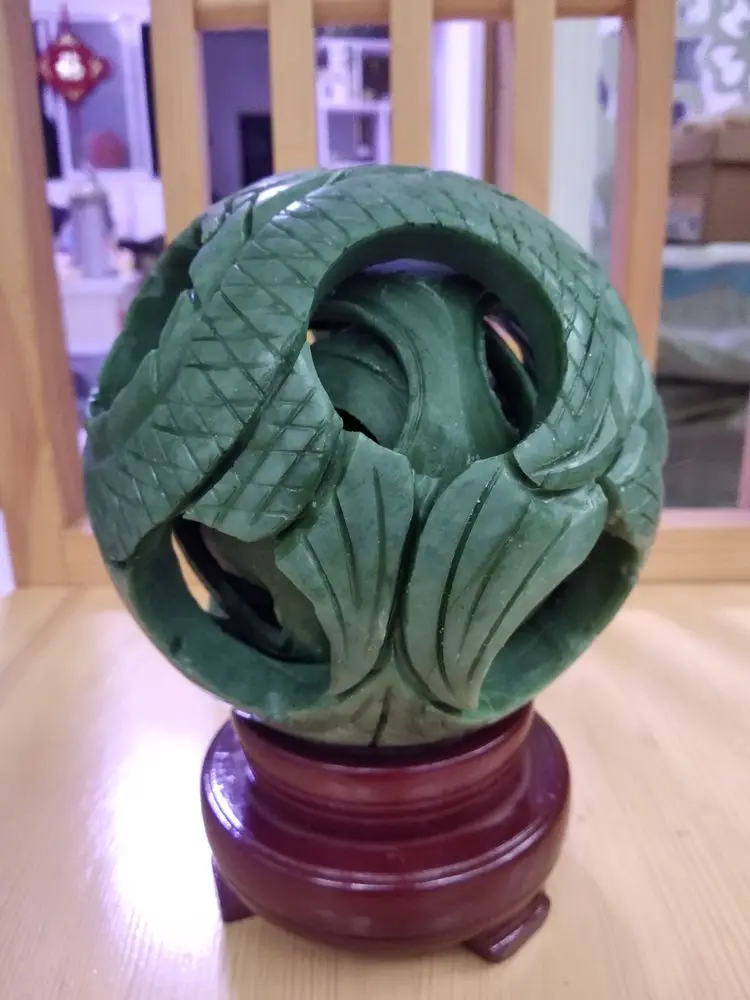 Красивая сфера для рукоделия набор из 6 слоев шарик ручная резьба банка Gyrate