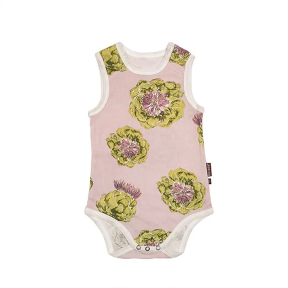 

In Stock 2021 Baby One-piece Summer New Soft Sleeveless Baby MB Rompers