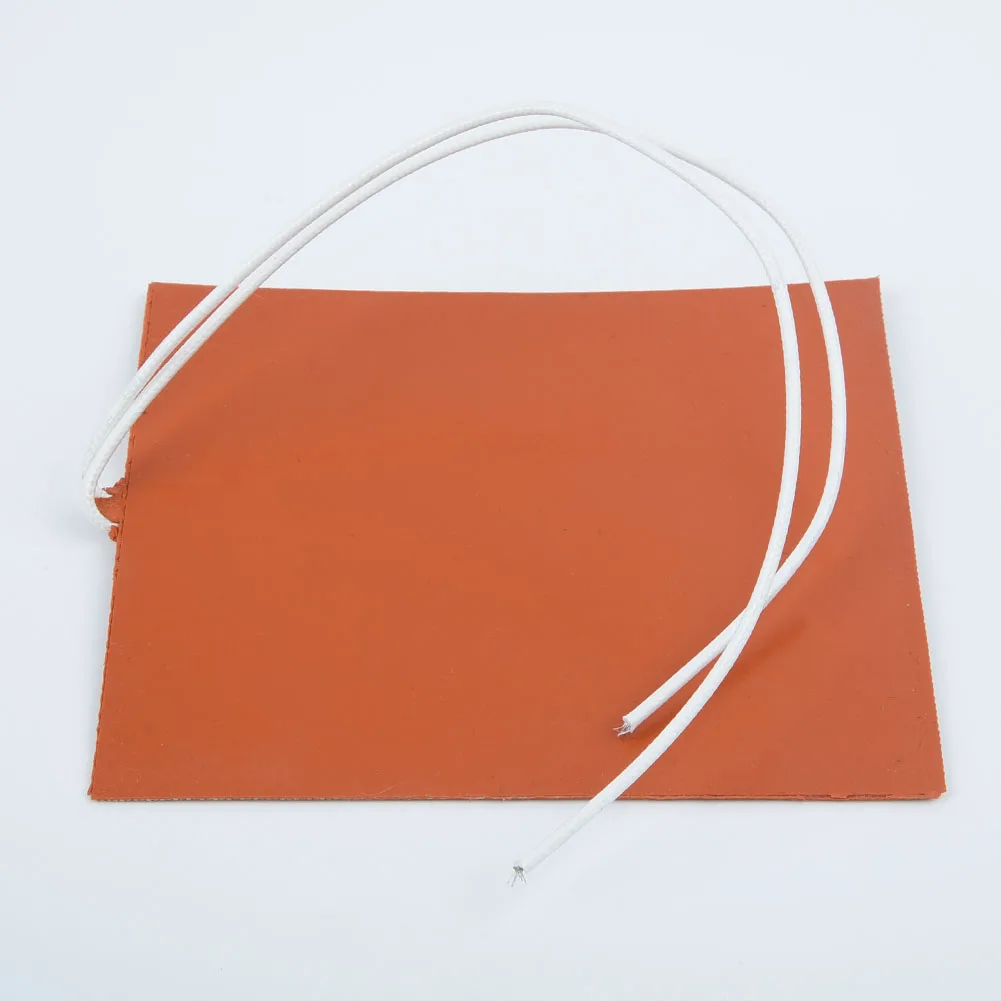 Силиконовая оранжевая нагревательная Подушка 12 В постоянного тока Вт 100*120 мм