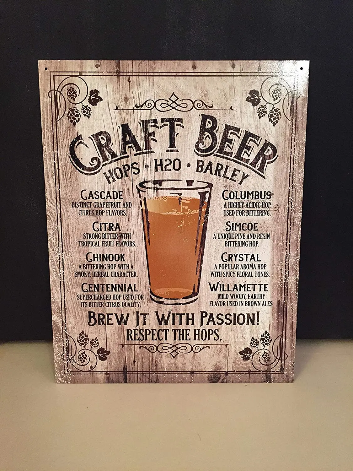 

Diuangfoong Craft Beer Vintage Reproduction Metal Sign 12" x 8"